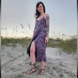 Derek Lam Maxi Wrap Dress Floral Small Size 4